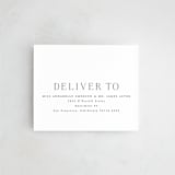 "Classy Type" - Savvy Wedding Invitations in Lily by Hooray Creative - FREE Recipient Addressing
