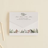 "Woodland Garden" - Savvy Wedding Invitations in Mahogany by Susan Moyal - Closed