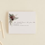 "Woodland Garden" - Savvy Wedding Invitations in Mahogany by Susan Moyal - FREE Recipient Addressing