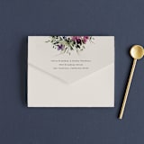 "Floral Love" - Savvy Wedding Invitations in Lilac by Lori Wemple - Closed