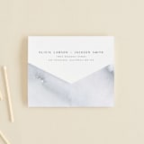 "Blueridge" - Savvy Wedding Invitations in Ocean by Leah Bisch - Closed