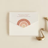 "Double Rainbow" - Savvy Wedding Invitations in Cactus by Pink House Press - Closed