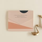 "Bold Geometric" - Savvy Wedding Invitations in Terracotta by Morgan Kendall - Closed