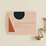 "Bold Geometric" - Savvy Wedding Invitations in Terracotta by Morgan Kendall - FREE Recipient Addressing