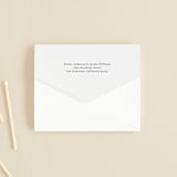 "stylist script" - Savvy Wedding Invitations in Ivory by Cass Loh - Closed