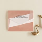"Magazine Serif" - Savvy Wedding Invitations in Sand Dunes by Elly - Closed