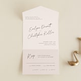 "hazelnut" - Savvy Wedding Invitations in Fawn by chocomocacino - Front Open