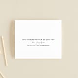 "joconde" - Savvy Wedding Invitations in Mahogany by chocomocacino - FREE Recipient Addressing