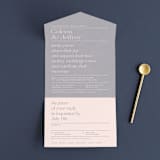 "legacy" - Savvy Wedding Invitations in Pebble by Leia Matt - Front Open