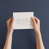 "Landscape" - Savvy Wedding Invitations in Champagne by Kelly Schmidt - How it works