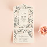 "Unity" - Savvy Wedding Invitations in Burnt Sienna by Jen Owens - Front Open