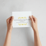 "Pretty Picado" - Savvy Wedding Invitations in Sunshine by Jessie Steury - How it works