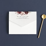 "Emyn" - Savvy Wedding Invitations in Burgundy by Itsy Belle Studio - Closed