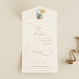"Essence" - Savvy Wedding Invitations in Ivory by Laura Bolter - Front Open