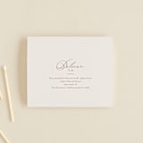 "Delicate Names" - Savvy Wedding Invitations in Buttercream by Jessica Williams - FREE Recipient Addressing