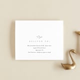 "Winter Wreath" - Savvy Wedding Invitations in Fog by Pixel and Hank - FREE Recipient Addressing