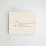 "Floral Type Arch" - Savvy Wedding Invitations in Cream by Baumbirdy - FREE Recipient Addressing