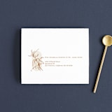 "Ovalon" - Savvy Wedding Invitations in Terracotta by Pati Cascino - FREE Recipient Addressing