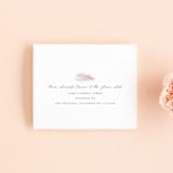 "Painted Leaves" - Savvy Wedding Invitations in Coconut by Owl and Toad - FREE Recipient Addressing