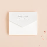 "On and On" - Savvy Wedding Invitations in Botanical Bouquet by Design Lotus - Closed