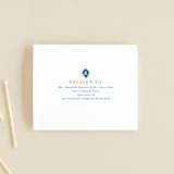 "Kantha Quilt" - Savvy Wedding Invitations in Indigo by Nazia Hyder - FREE Recipient Addressing