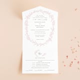 "Gathered" - Savvy Wedding Invitations in Blossom by Kimberly FitzSimons - Front Open