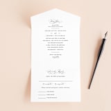 "Together With You" - Savvy Wedding Invitations in Noir by Kimberly FitzSimons - Front Open