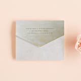 "Roman Landscape" - Savvy Wedding Invitations in Moss by Olivia Kanaley Inman - Closed