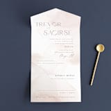 "kirsch" - Savvy Wedding Invitations in Sand by chocomocacino - Front Open