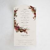 "poetique" - Savvy Wedding Invitations in Autumn by Kate Ahn - Front Open