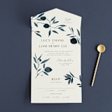 "Adore You" - Savvy Wedding Invitations in Great Lakes by Design Lotus - Front Open