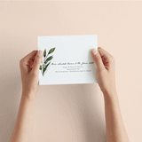 "Forest Finds" - Savvy Wedding Invitations in Emerald by Susan Moyal - How it works
