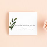 "Forest Finds" - Savvy Wedding Invitations in Emerald by Susan Moyal - FREE Recipient Addressing
