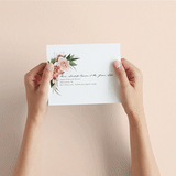 "Blossom" - Savvy Wedding Invitations in Blush by Susan Moyal - How it works