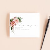 "Blossom" - Savvy Wedding Invitations in Blush by Susan Moyal - FREE Recipient Addressing