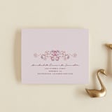 "Henna" - Savvy Wedding Invitations in Mixed Berry by fatfatin - FREE Recipient Addressing
