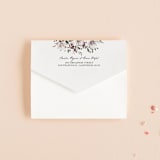 "iliya" - Savvy Wedding Invitations in Bordeaux by Itsy Belle Studio - Closed