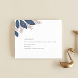 "Bouquet" - Savvy Wedding Invitations in Cobalt by Jen Owens - FREE Recipient Addressing