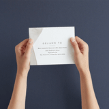 "Gossamer" - Savvy Wedding Invitations in Sandstone by Kate Ahn - How it works