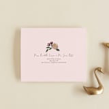 "Wild Peonies" - Savvy Wedding Invitations in Blush by Cindy Reynolds - FREE Recipient Addressing