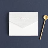 "Delicate brushstrokes" - Savvy Wedding Invitations in Blush by Lucrecia Caporale - Closed