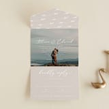 "So Inlove" - Savvy Wedding Invitations in Cloud by Jhudy - Front Open