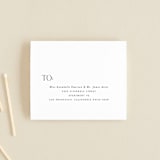 "Swept" - Savvy Wedding Invitations in Blush by Snow and Ivy - FREE Recipient Addressing