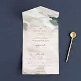 "Vista" - Savvy Wedding Invitations in Forest by Melanie Severin - Front Open