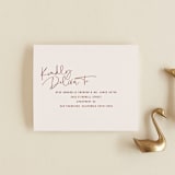 "Millennial" - Savvy Wedding Invitations in Rose by Hooray Creative - FREE Recipient Addressing