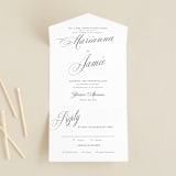 "Best is yet to come" - Savvy Wedding Invitations in Classique by Design Lotus - Front Open