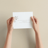 "Monogrammed" - Savvy Wedding Invitations in Taupe by Chris Griffith - How it works