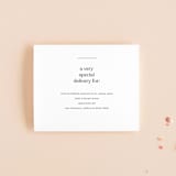 "Memo" - Savvy Wedding Invitations in Charcoal by Blustery August - FREE Recipient Addressing