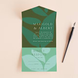 "botanica" - Savvy Wedding Invitations in Jungle by Morgan Kendall - Front Open