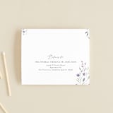 "Violet Cascade" - Savvy Wedding Invitations in Violet by Nicoletta Savod - FREE Recipient Addressing